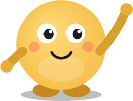 Buoy, Steady's mascot, waving